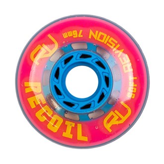 Revision Recoil Clear Pink/Blue Soft Wheel (Single)